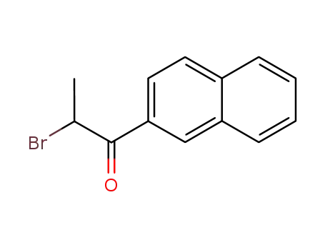 Molecular Structure of 76469-34-6 (1-Propanone, 2-bromo-1-(2-naphthalenyl)-)