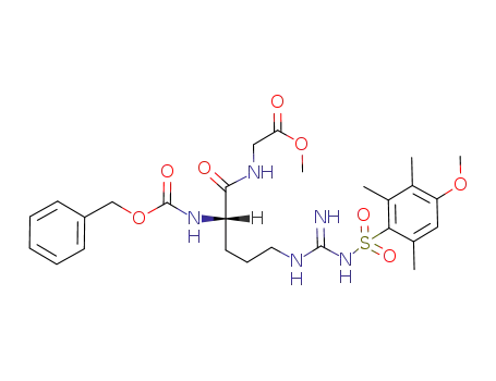 Cbz-Arg(Mtr)-Gly-OMe