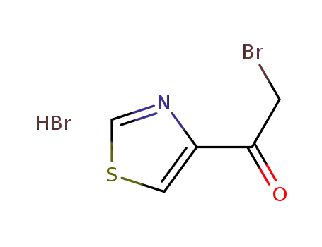Molecular Structure of 26489-43-0 (2-bromo-1-(thiazol-4-yl)ethanone hydrobromide)