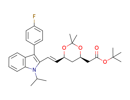 (3R,5S)-Fluvastatin-3,5-acetonide tert-Butyl Ester