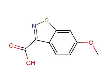 Molecular Structure of 677304-64-2 (6-methoxybenzo[d]isothiazole-3-carboxylic acid)