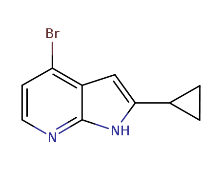 1H-Pyrrolo[2,3-b]pyridine,4-bromo-2-cyclopropyl-
