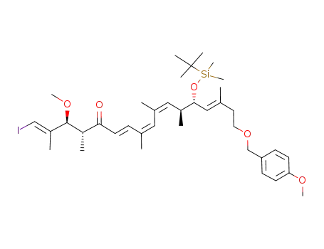 (1E,6E,8Z,10Z,14E)-(3S,4R,12S,13S)-13-(tert-butyl-dimethyl-silanyloxy)-1-iodo-3-methoxy-17-(4-methoxy-benzyloxy)-2,4,8,10,12,15-hexamethyl-heptadeca-1,6,8,10,14-pentaen-5-one