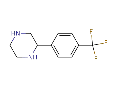 Molecular Structure of 185110-19-4 (2-(4-TRIFLUOROMETHYL-PHENYL)-PIPERAZINE)