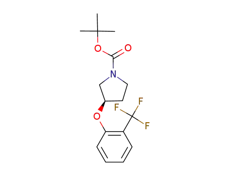 (R)-tert-Butyl 3-(2-(trifluoromethyl)phenoxy)pyrrolidine-1-carboxylate