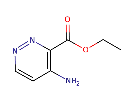 3-피리다진카르복실산,4-아미노-,에틸에스테르(9CI)