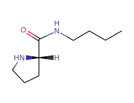 Molecular Structure of 95729-79-6 (2-Pyrrolidinecarboxamide,N-butyl-,(2S)-(9CI))