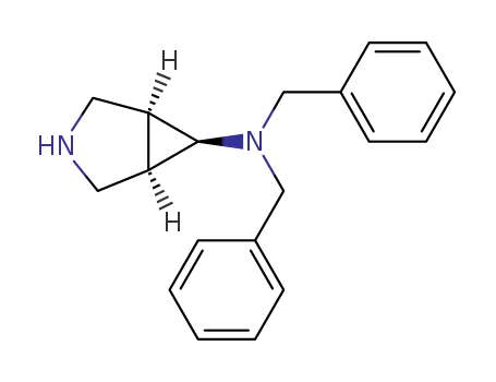 Molecular Structure of 210165-65-4 (1α,5α,6β-6-dibenzylamino-3-azabicyclo[3.1.0]hexane)