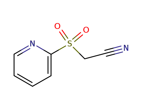Molecular Structure of 170449-34-0 (2-PYRIDINESULFONYLACETONITRILE)