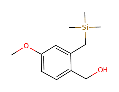 4-methoxy-2-[(trimethylsilyl)methyl]benzyl alcohol