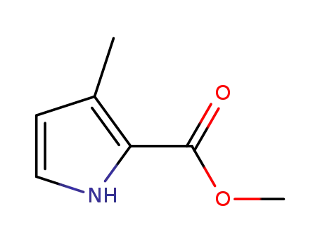 Molecular Structure of 40611-69-6 (METHYL 3-METHYL-1H-PYRROLE-2-CARBOXYLATE)