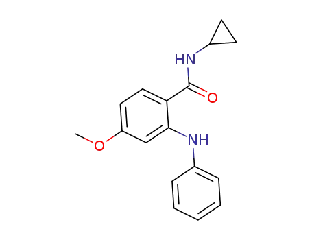 Benzamide, N-cyclopropyl-4-methoxy-2-(phenylamino)-