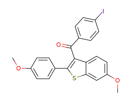 (4-iodophenyl)(6-methoxy-2-(4-methoxyphenyl)benzo[b]thiophen-3-yl)methanone