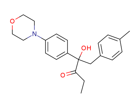 3-Pentanone, 2-hydroxy-1-(4-methylphenyl)-2-[4-(4-morpholinyl)phenyl]-