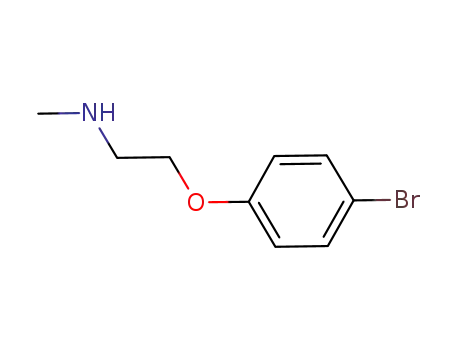 Molecular Structure of 743456-85-1 (N-[2-(4-BROMOPHENOXY)ETHYL]-N-METHYLAMINE)