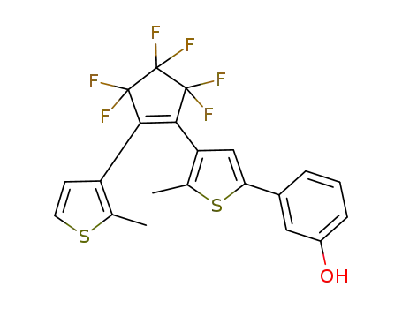 3-{4-[3,3,4,4,5,5-hexafluoro-2-(2-methylthiophen-3-yl)cyclopent-1-enyl]-5-methylthiophen-2-yl}phenol