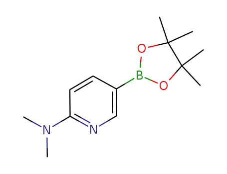 Molecular Structure of 1036991-24-8 (6-Dimethylaminopyridine-3-boronic acid pinacol ester)