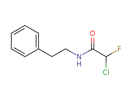 2-chloro-2-fluoro-N-(2-phenylethyl)acetamide