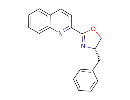 Molecular Structure of 1252576-14-9 ((S)-4-benzyl-2-(quinolin-2-yl)-4,5-dihydrooxazoline)