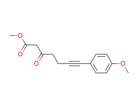 methyl 7-(4-methoxyphenyl)-3-oxohept-6-ynoate