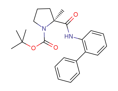 tert-butyl (2S)-2-[(biphenyl-2-ylamino)carbonyl]-2-methylpyrrolidine-1-carboxylate