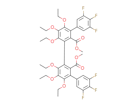 3,3'-bis(3,4,5-trifluorophenyl)-4,5,6,4',5',6'-hexaethoxydiphenate dimethyl ester