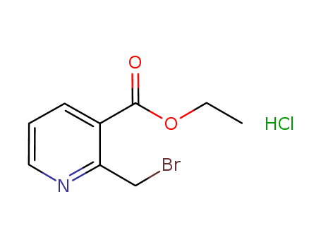 3-Pyridinecarboxylic acid, 2-(bromomethyl)-, ethyl ester, hydrochloride