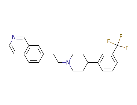 7-(2-(4-(3-(Trifluoromethyl)-phenyl)piperidino)ethyl)isoquinoline