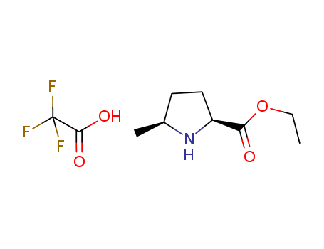 (2S,5S)-ethyl 5-methylpyrrolidine-2-carboxylate 2,2,2-
trifluoro acetate salt