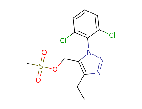 1H-1,2,3-Triazole-5-methanol, 1-(2,6-dichlorophenyl)-4-(1-methylethyl)-, 5-methanesulfonate