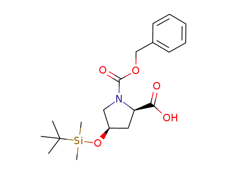 cis-4-(tert-butyldimethylsilyloxy)-N-benzyloxycarbonyl-D-proline