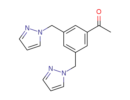 1-(3,5-bis-pyrazol-1-ylmethyl-phenyl)-ethanone