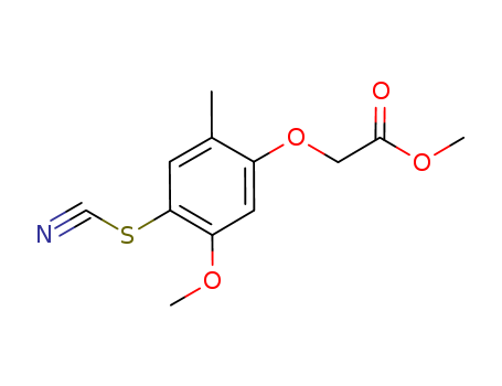 (5-Methoxy-2-methyl-4-thiocyanatophenoxy)acetic acid methyl ester