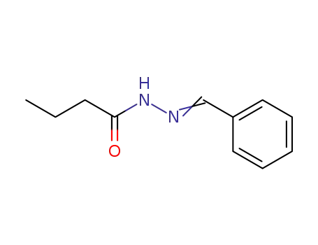 Molecular Structure of 17531-54-3 (N'-benzylidenebutanohydrazide)