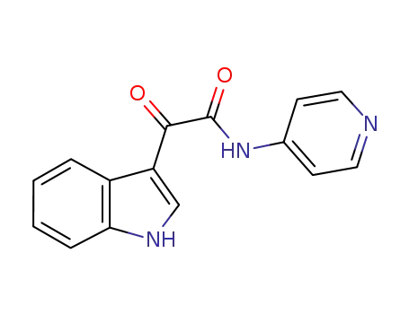 2-(1H-indol-3-yl)-2-oxo-N-(pyridin-4-yl)acetamide