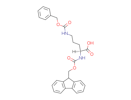 L-Ornithine,N2-[(9H-fluoren-9-ylmethoxy)carbonyl]-N5-[(phenylmethoxy)carbonyl]-