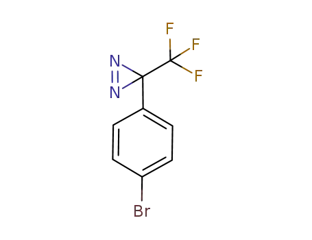 Molecular Structure of 952143-02-1 (3-(4-bromophenyl)-3-(trifluoromethyl)-3H-diazirine)