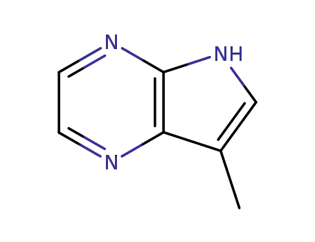 Molecular Structure of 20321-99-7 (7-methyl-5H-pyrrolo[2,3-b]pyrazine)
