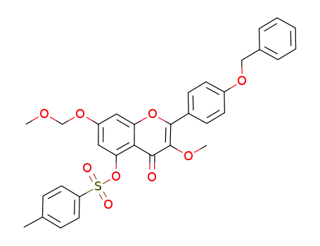 4'-benzyloxy-3-methoxy-7-(methoxymethyloxy)-5-[((4-methylphenyl)sulfonyl)oxy]flavone
