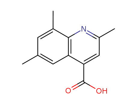 2,6,8-trimethylquinoline-4-carboxylic acid(SALTDATA: 2.8NaCl)