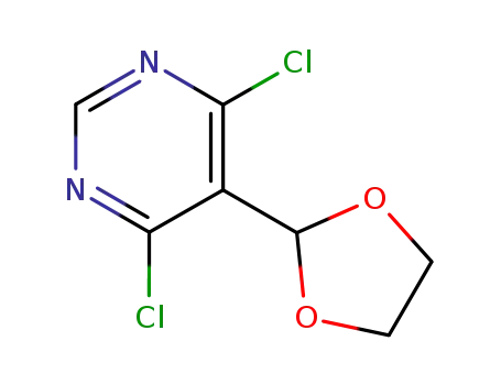 4,6- 디클로로 -5- (1,3- 디옥 솔란 -2- 일) 피리 미딘