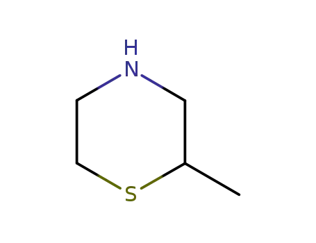 Molecular Structure of 3970-88-5 (Thiomorpholine, 2-methyl-)