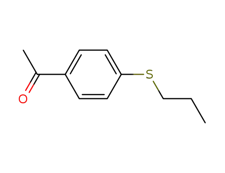 Molecular Structure of 15560-09-5 (1-[4-(propylsulfanyl)phenyl]ethanone)