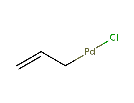 Molecular Structure of 12012-95-2 (Allylpalladium chloride dimer)
