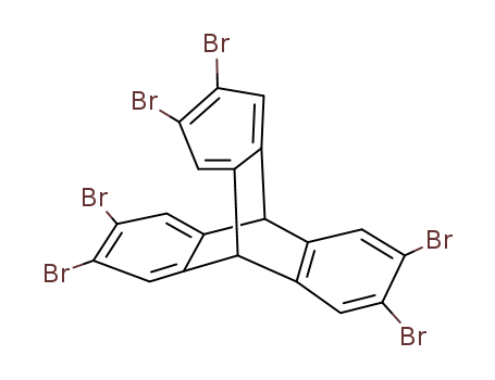 2,3,6,7,12,13-hexabromotriptycene