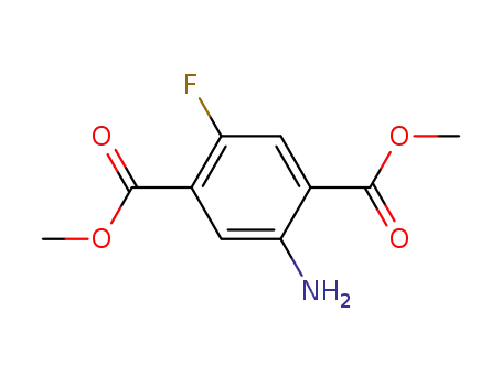 Molecular Structure of 5292-49-9 (2-Amino-5-fluoroterephthalicaciddimethylester)