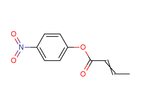 Molecular Structure of 35665-90-8 (2-Butenoic acid 4-nitrophenyl ester)