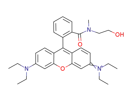 Molecular Structure of 435304-67-9 (rhodamine B N-methylethanolamine amide)