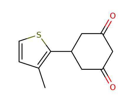 Molecular Structure of 239131-32-9 (1,3-Cyclohexanedione, 5-(3-methyl-2-thienyl)-)
