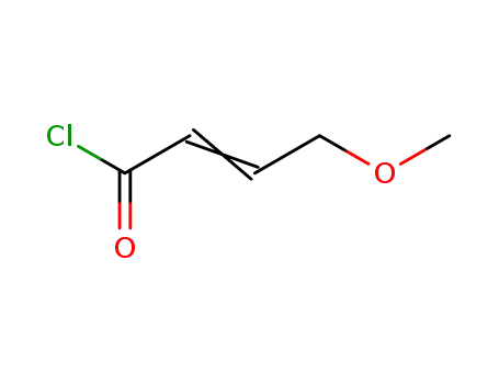 Molecular Structure of 61882-45-9 (2-Butenoyl chloride, 4-methoxy-)
